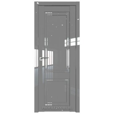 Дверь межкомнатная ProfilDoors 122L ,цвет Грей люкс , 600*2000 , Комплект ( коробка + наличники с 2х сторон)
