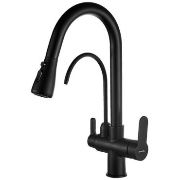 Смеситель для кухни с подключением к фильтру для питьевой воды SHIMIZU Water Filter Black smz 1006569