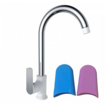 014 Смеситель для кухни D 40 боковой на гайке WHITE PREMIUM MIXXUS
