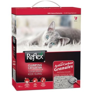 Reflex наполнитель для кошачьих туалетов, сверхпрочное комкование 10 л