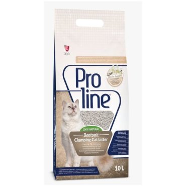 Proline Комкующийся наполнитель для кошачьего туалета, лотка, глиняный, без пыли, с ароматом ванили 10 л