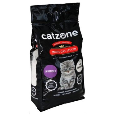 Комкующийся наполнитель Catzone Lavender, 5.2кг