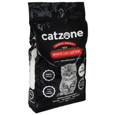 Catzone Compact Natural комкующийся наполнитель для кошачьего туалета натуральный - 10 кг