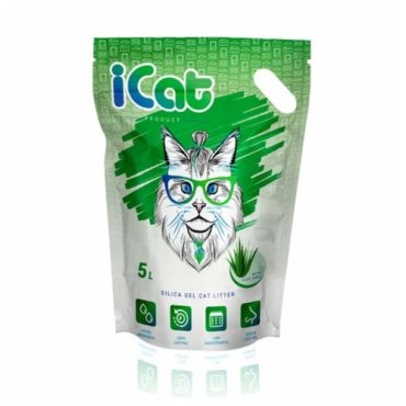 Впитывающий наполнитель iCat Aloe, 5л
