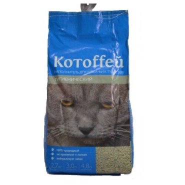 Котоффей Наполнитель гигиенический 4,8л