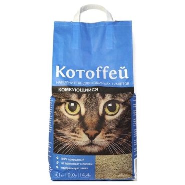 Комкующийся наполнитель Котоffей Комкующийся, 14.4л