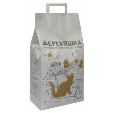 Зверьё моё Наполнитель Деревяшка 21л*7,5кг