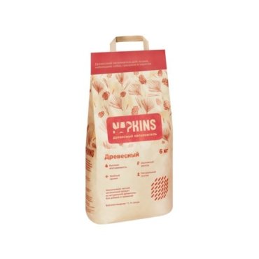 NAPKINS наполнитель Древесный наполнитель 11,14л 59ин15 37927 6 кг 37927 (2 шт)