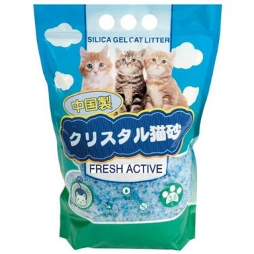 HAKASE AREKKUSU Crystals FRESH ACTIVE наполнитель силикагелевый 3,8л.