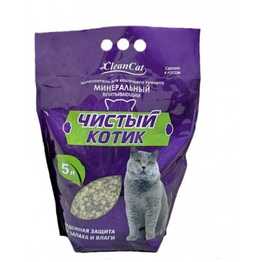 Наполнитель для кошачьего туалета Минеральный впитывающий