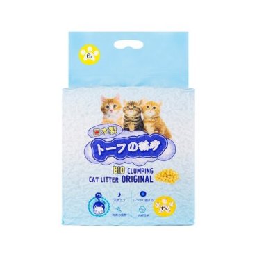 HAKASE AREKKUSU Комкующийся наполнитель Тофу Оригинальный 6л 2,8 кг 55817 (2 шт)
