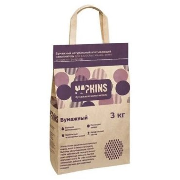 NAPKINS наполнитель Бумажный наполнитель, 4,5л, 30бт98 Б003, 3 кг