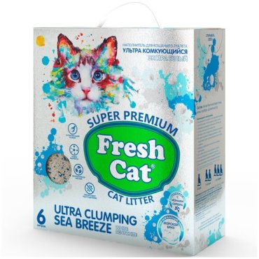Наполнитель комкующийся Fresh Cat