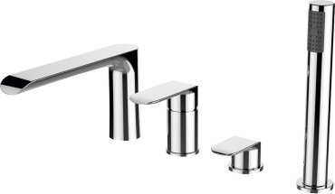 Смеситель Clever Start Elegance 61128 на борт ванны