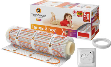 Теплый пол Теплолюкс Tropix МНН 1120-7,0 + терморегулятор