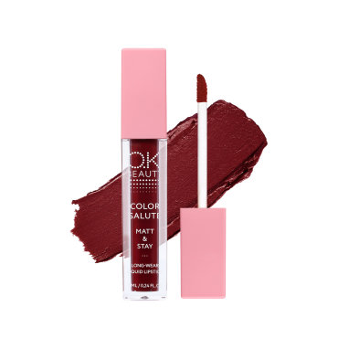 Стойкая матовая губная помада OK BEAUTY