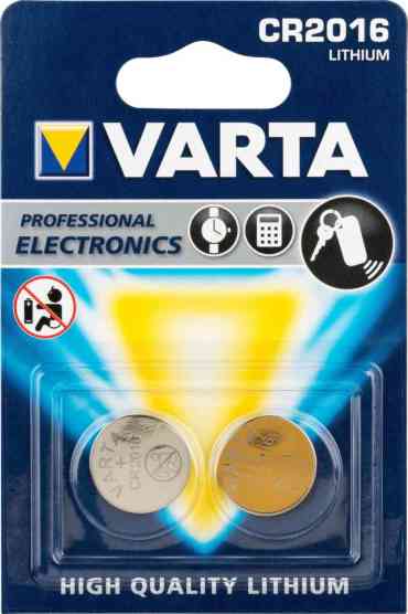 Батарейки литиевые Varta High Quality CR2016/5000LC, 2 шт.