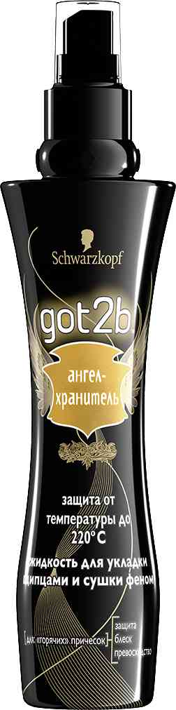 Жидкость для укладки щипцами и сушки феном Ангел-хранитель Got2b Мегафиксация, 200 мл