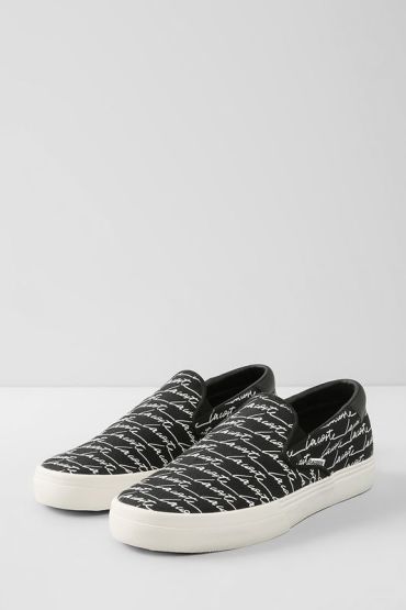 Текстильные слипоны Lacoste