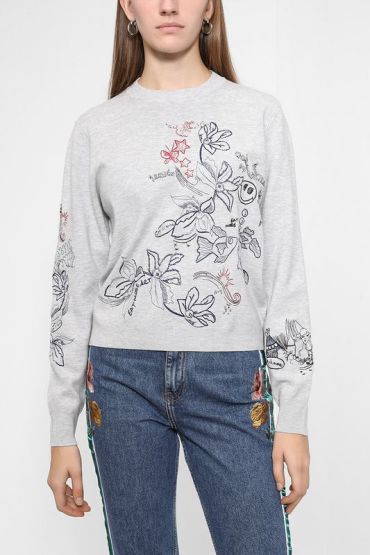 Свитшот с цветочным принтом Desigual