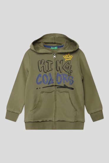Толстовка с текстовым принтом Benetton