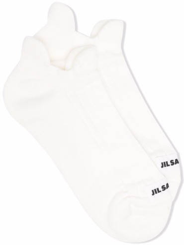 Jil Sander носки с нашивкой-логотипом