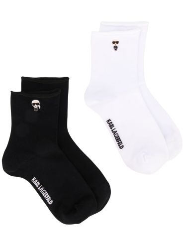 Karl Lagerfeld две пары носков K/Ikonik