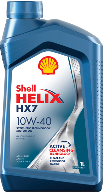 Моторное масло Helix HX7 10W-40 SN PLUS, 1л