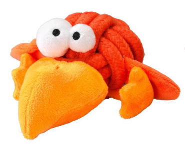 COOCKOO Игрушка для собак "BOBBLE" 10см, оранжевая