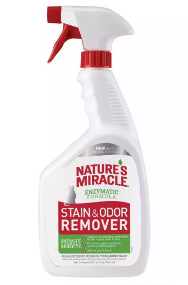Natures Miracle Stain/Odor Remover Универсал.уничтожитель пятен и запаха д/кошек 946мл
