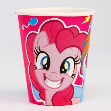 Набор бумажных стаканов, my little pony, 250 мл, 10 шт Hasbro