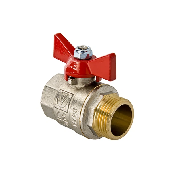 кран шаровой 1/2' вн/нар бабочка valtec vt.218