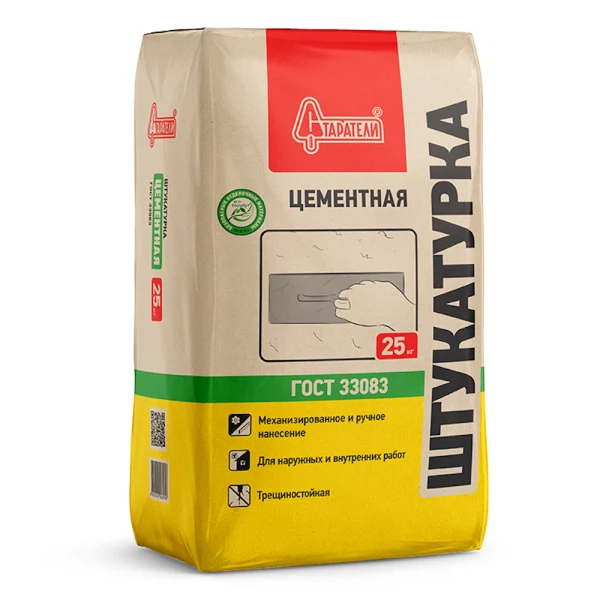 штукатурка цементная старатели 25 кг