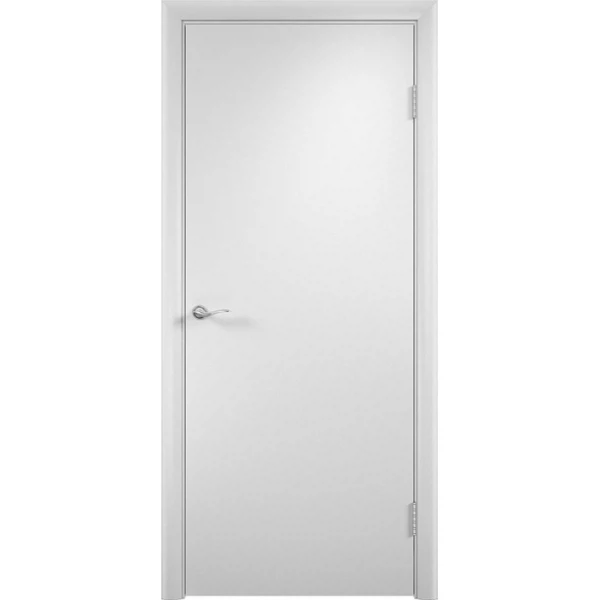полотно дверное глухое 90x200см, ламинация, цвет белый