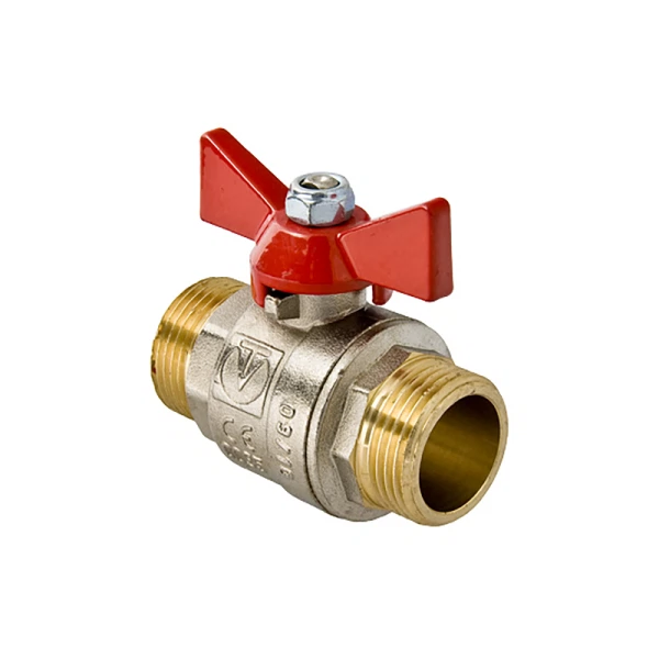 кран шаровой 1/2' нар/нар бабочка valtec vt.219