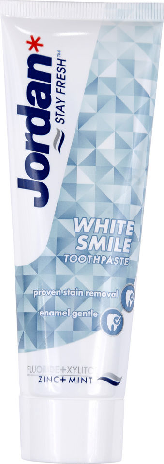 Зубная паста Jordan White Smile 75мл 484₽
