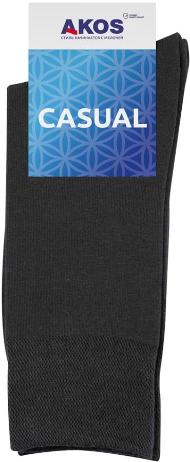 Носки мужские Akos Casual графитовый р27-29 250₽