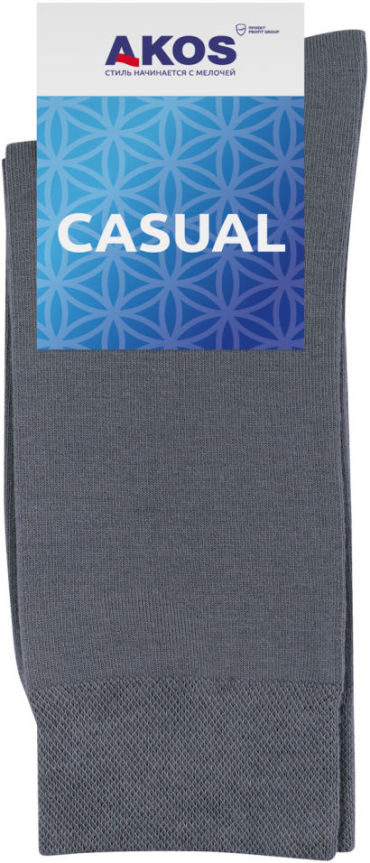 Носки мужские Akos Casual серый р25-27 169₽