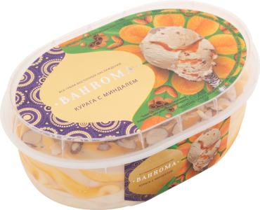 Мороженое Bahroma Сливочное Курага Абрикос и Миндаль 450г 287₽