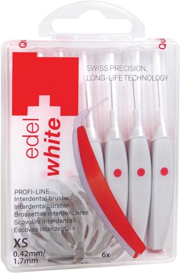 Ершик межзубный EdelWhite Profi-Line XS 042мм с защитными колпачками 6шт 421₽