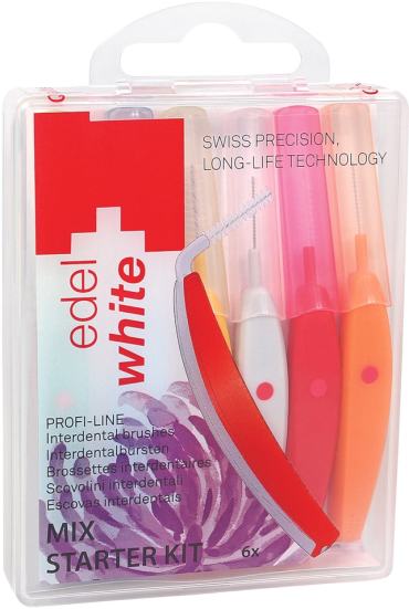 Ершик межзубный Profi-Line Mix Starter Kit Assorted с защитными колпачками 6шт 421₽