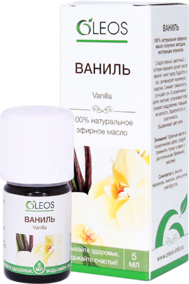 Масло эфирное Oleos Ваниль 5мл 964₽