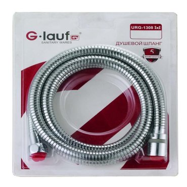 Шланг для душа сталь ИМП-ИМП 150 см двойной замок Glauf Люкс URG-1308 440₽