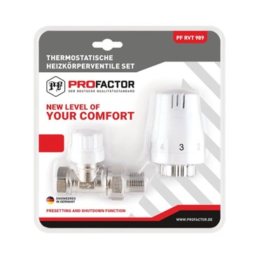 Комплект термостатический для радиатора 12 прямой ProFactor PF RVT 989 1190₽