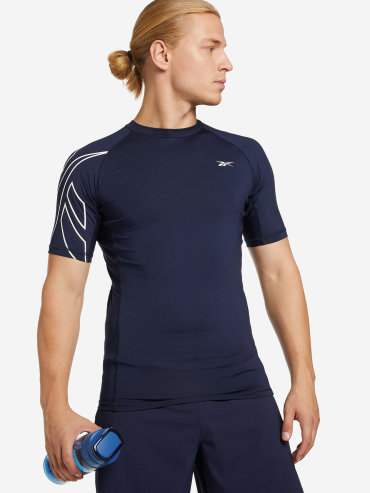 Футболка мужская Reebok Compression Синий 1849₽