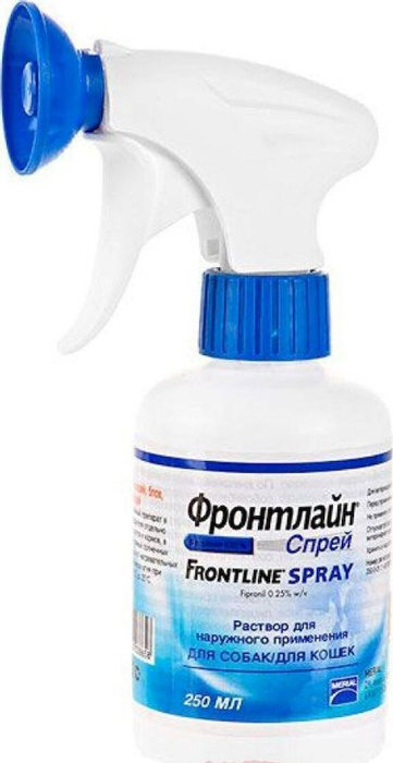 Фронтлайн от блох и клещей спрей 250 мл 2102₽