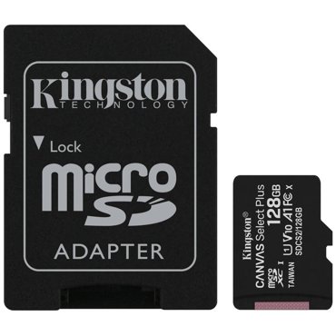 Карта памяти Kingston Canvas Select Plus MicroSD 128GB Class 10 1490₽