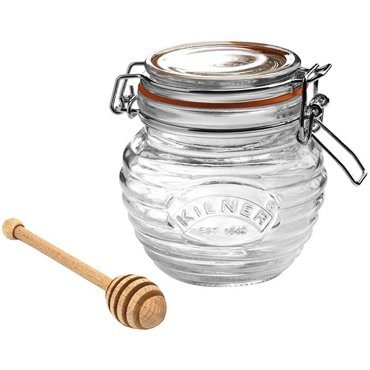Банка Kilner Clip Top K0025887V с ложкой для меда 1590₽
