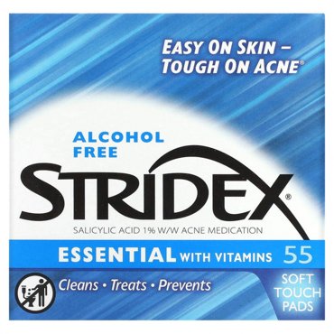 Stridex Single-Step Acne Control не содержащие спирта 55 мягких салфеток 421 в каждой 1160₽