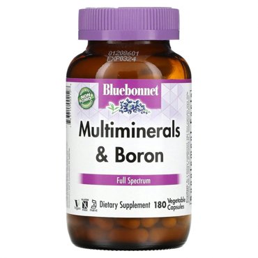 Bluebonnet Nutrition Multiminerals с бором 180 растительных капсул Vcaps 5350₽